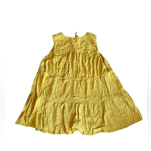 Torrid Womens Leny Tank Top Blouse Size 2 Solid Mustard Yellow Sleeveless Boho - Picture 4 of 4